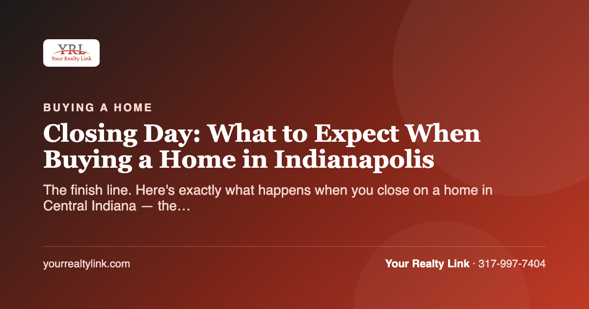 closing day: what to expect when buying a home in indianapolis
