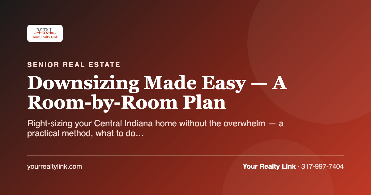 downsizing made easy — a room-by-room plan