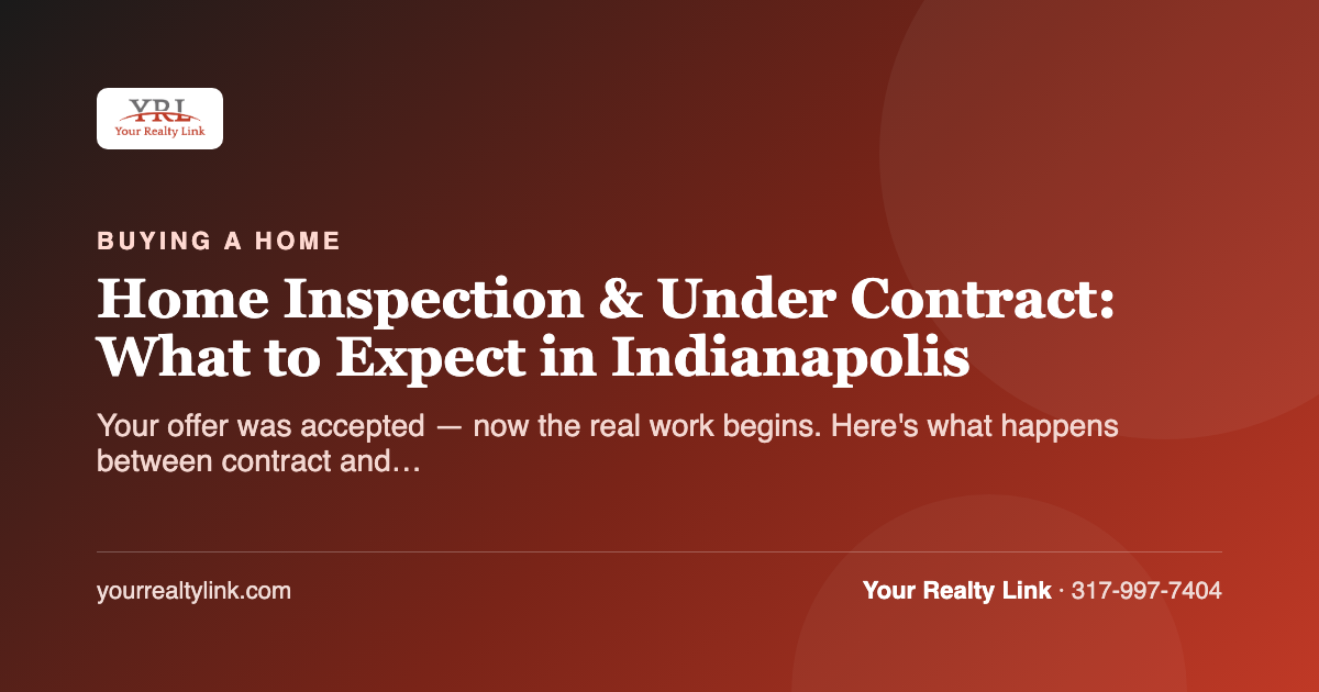 home inspection & under contract: what to expect in indianapolis