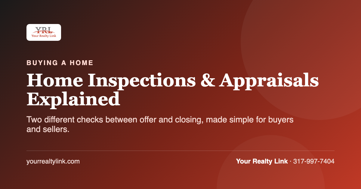 home inspections & appraisals explained