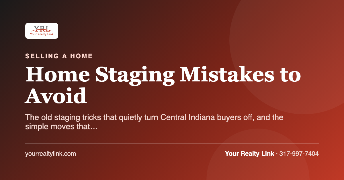 home staging mistakes to avoid