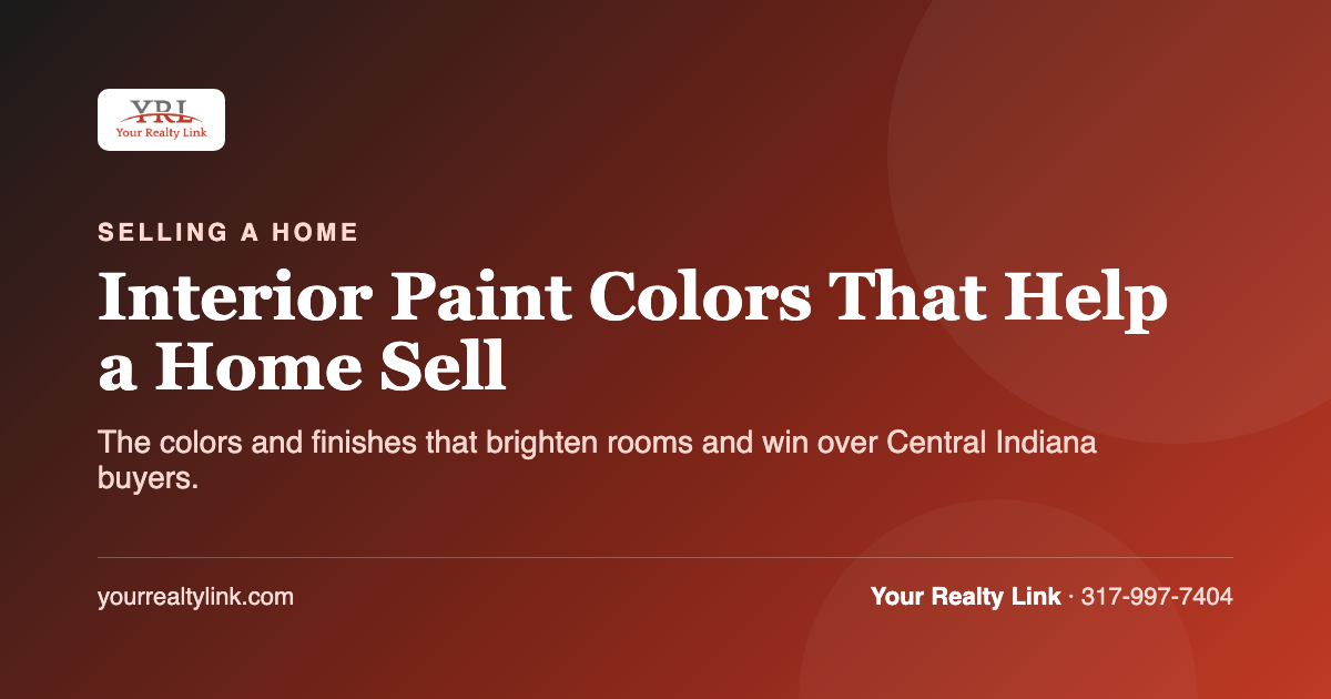 interior paint colors that help a home sell