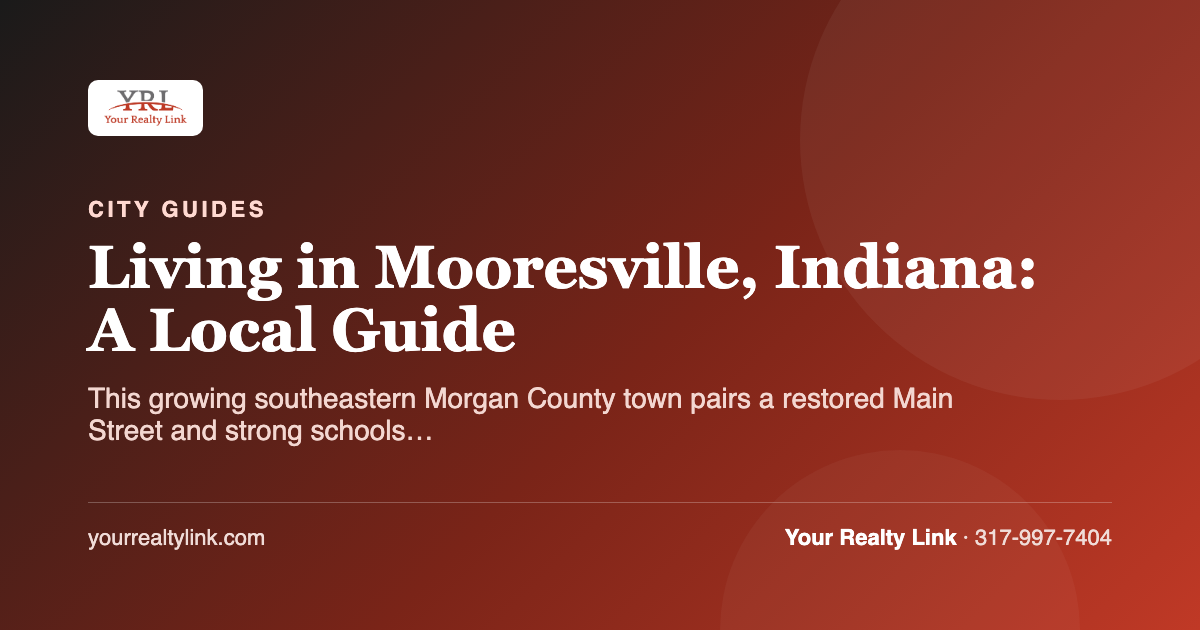 living in mooresville, indiana: a local guide