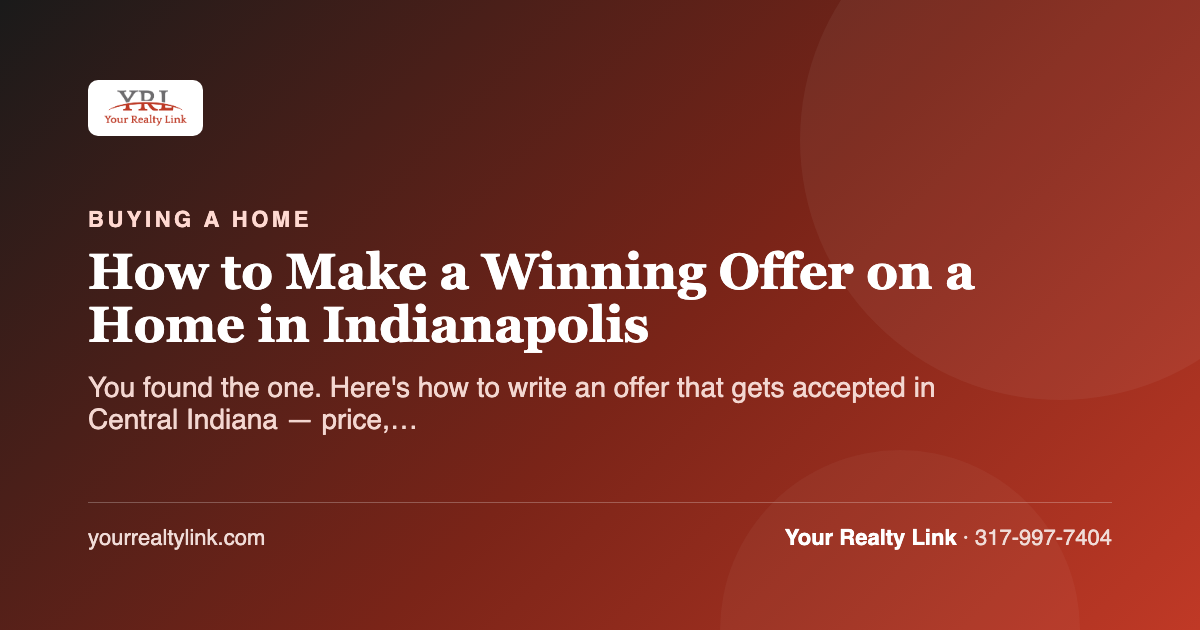 how to make a winning offer on a home in indianapolis