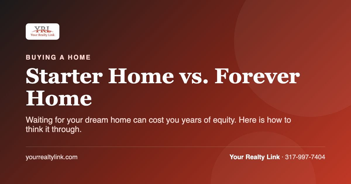 starter home vs. forever home