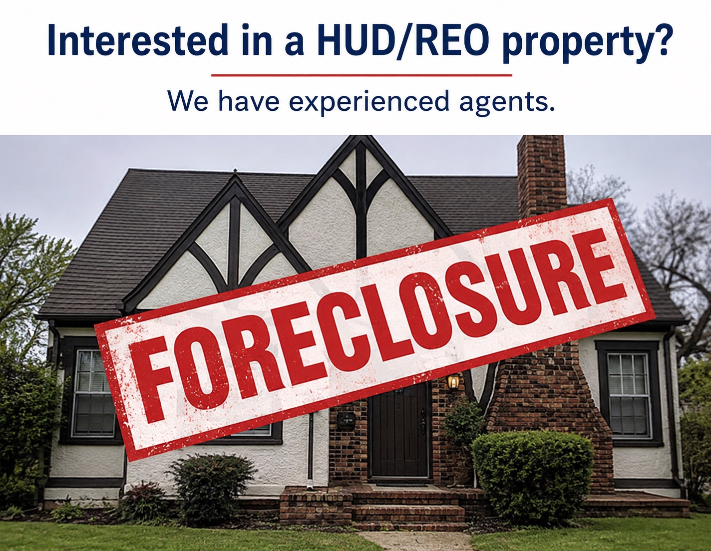 Interested in a HUD or REO foreclosure property in Central Indiana? Your Realty Link has experienced foreclosure agents.